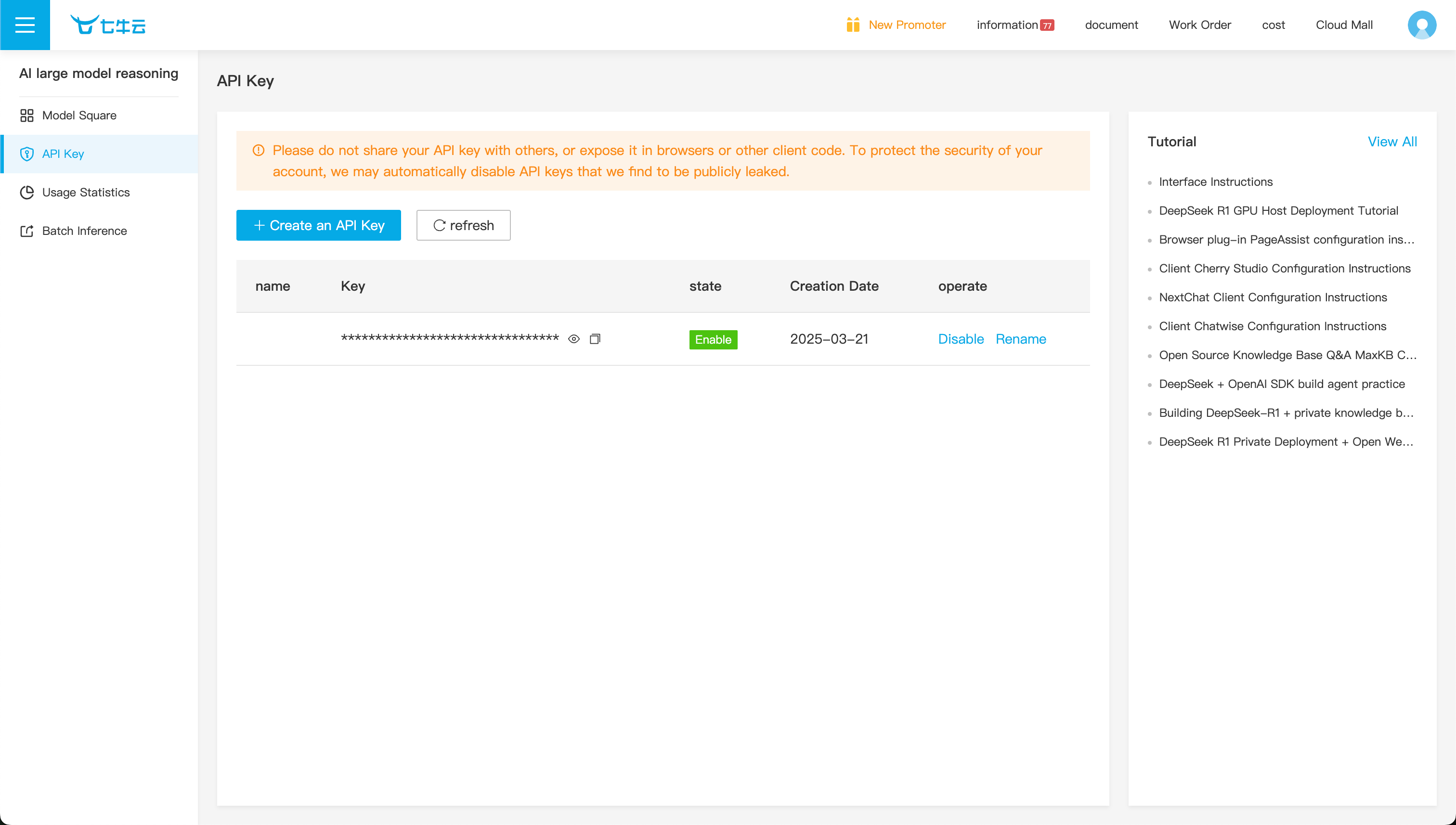 Obtain your API Key